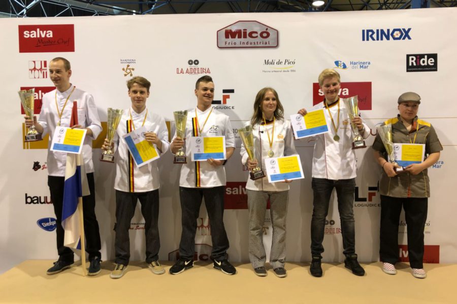 Winners of the 47th UIBC International Competition of Young Bakers 2018